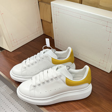 高版纯源麦昆小白鞋厚底纯原潮男女百搭休闲情侣运动内增高板鞋