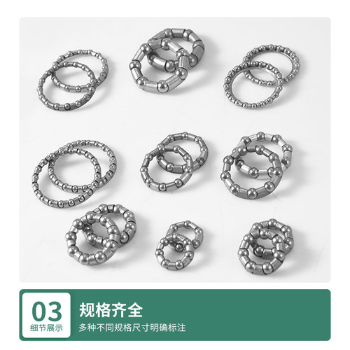 Bicycle front fork ball bowl set, bicycle bead frame, mountain bike front, middle and rear axle conjoined ball frame bearing accessories