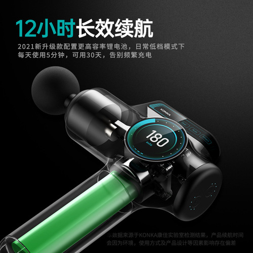 Cross-border fascia gun small household electric massager full set of massage instrument smart fascia massage gun manufacturer wholesale