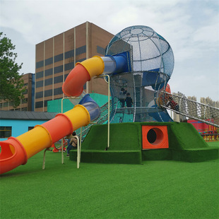 Unpowered Amusement Park Octopus Slide, Family Amusement Project, Internet Celebrity Unpowered Octopus Combination Slide
