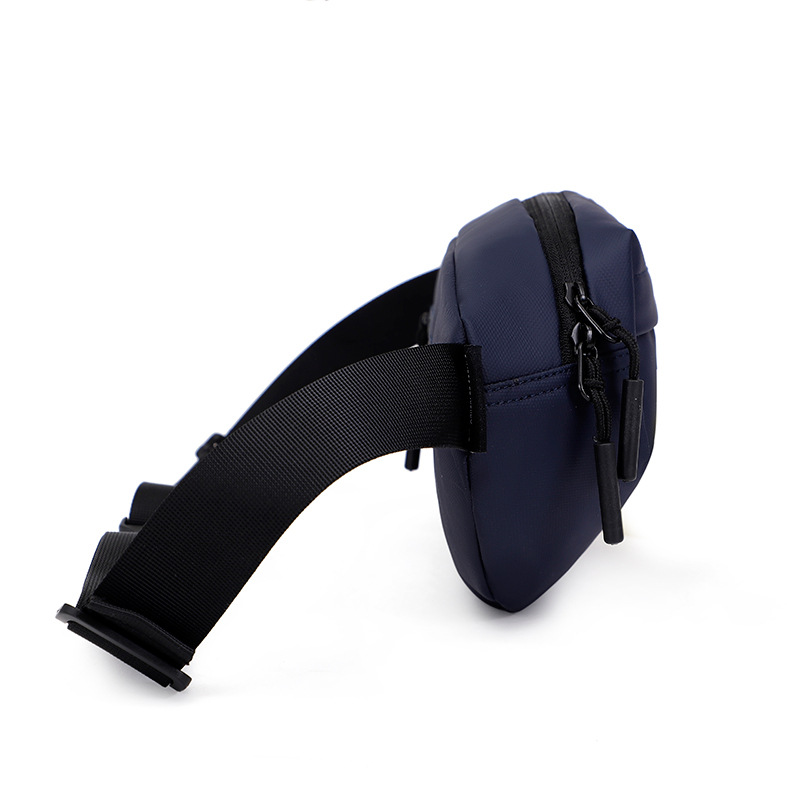 Venta al por mayor transfronteriza 2024 nueva moda al aire libre cintura casual bolso de mensajero de un solo hombro para hombre bolso de pecho impermeable multifuncional