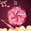 new year diy Cherry Blossom Lantern led Flash Colorful portable Festive lantern Mid-Autumn Festival Spring Festival manual gift Night market Stall up