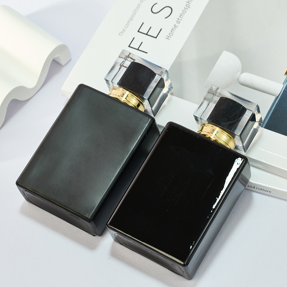 100ML香水分装瓶螺口香水瓶玻璃香水替换空瓶logo设计跨境贴标