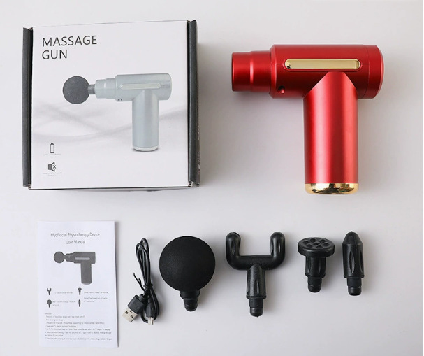 筋膜ガン筋肉リラックス電動マッサージ器多機能フィットネスダイエット女性用ミニ小型首膜マッサージ銃|undefined