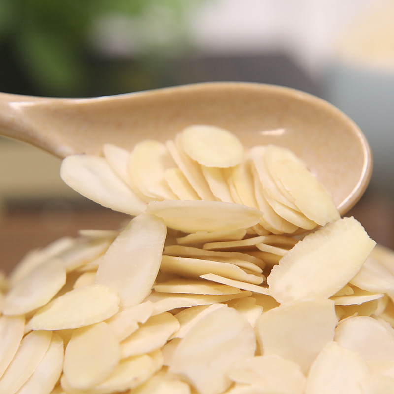 Almond slivers, apricot kernel slivers, and walnut slivers, baked commercial thin crispy glutinous rice boat cake, material factory wholesale