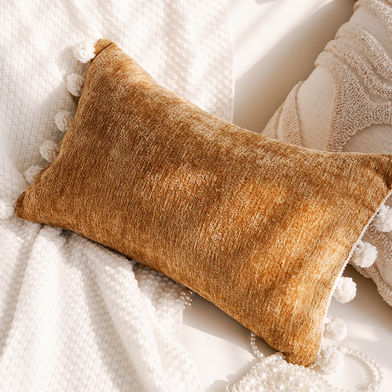 Luz de lujo simple almohada de viento lindo calabaza sofá funda almohada sofá asiento de cama almohada cojín image 21