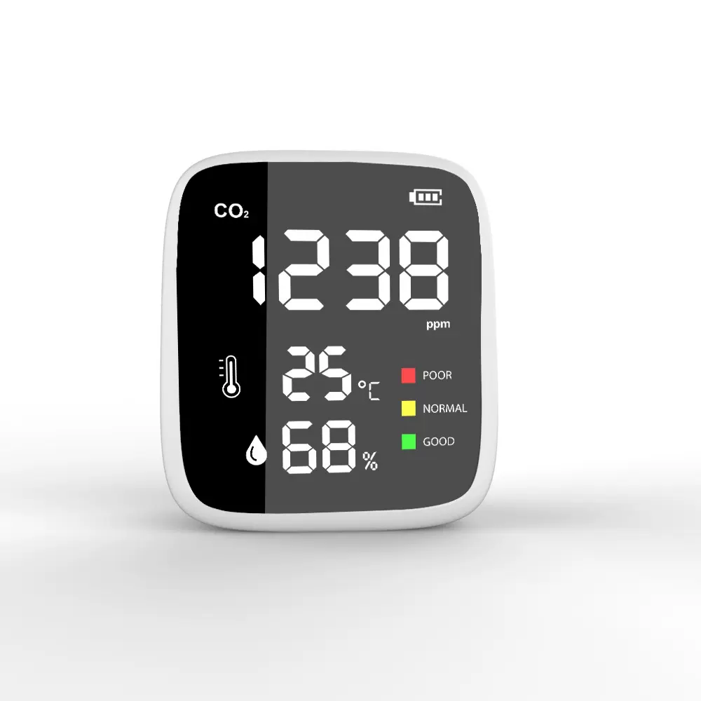 家用二氧化碳检测仪 co2室内空气环境监测红外传感器源头工厂代发