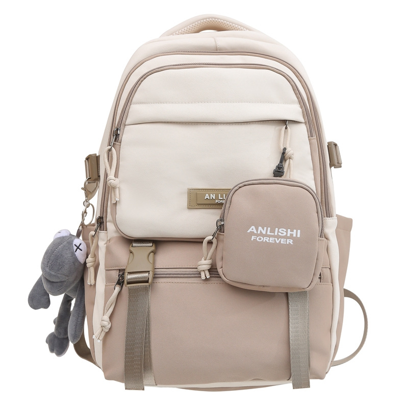 Mochilas escolares mujer 2025 nuevo ocio con mochila mochila mochila mochila estudiantes de secundaria viajan con gran capacidad mochila simple