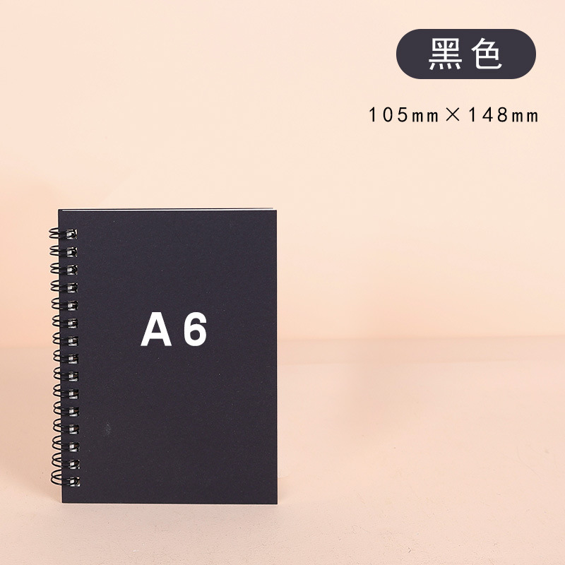 Spot kraft bobina libro mayorista retro aprendizaje de oficina ocio cuaderno de notas subfuente puede imprimir logotipo