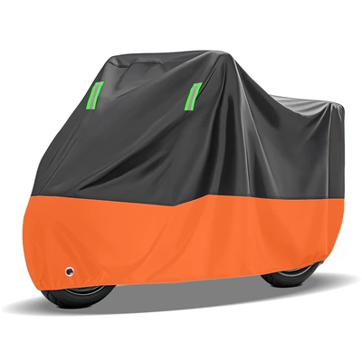 Motorcycle Covers, Sun Protection and | Car clothing - m-code-20090100cm-upper-black-and-lower-orange