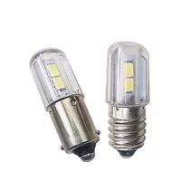 B9 байонет E10 винтовая светодиодная кнопка сигнальный индикатор 6.3V12V24V110V220V цилиндрические маленькие лампочки
