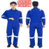 Spring and autumn season Reflective pure cotton Jumpsuit Long sleeve food Shipyard Mine Hooded Automobile Service coverall Even customized