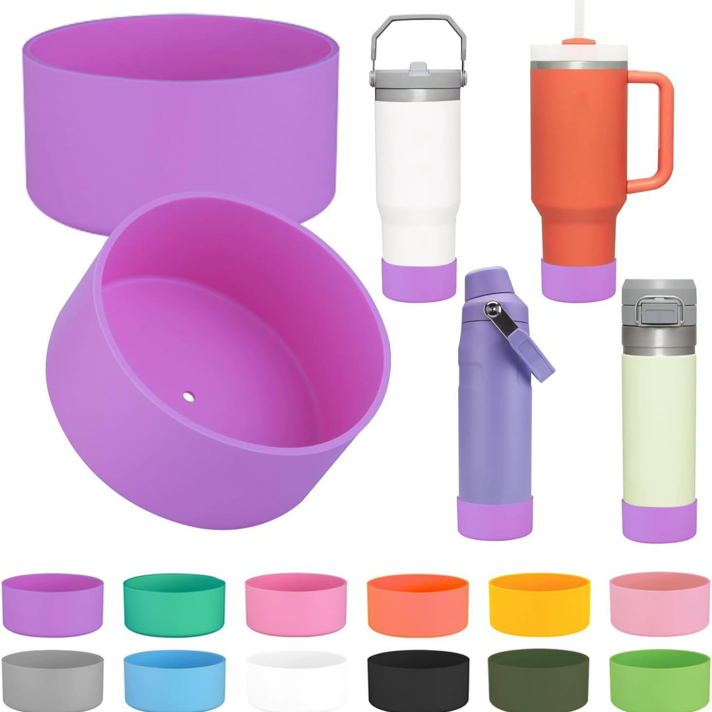 Трансграничные горячие продажи Stanley противоскользящие теплоизоляционные чашки 7.5CM/9CM Универсальный чехол для чашек Универсальный силиконовый чехол для чашек