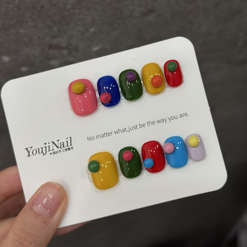 Little Red Riding Book Explosions Rainbow Sugar Bean Children's Fun Art Color Creative White Pure Hand-worn Armor