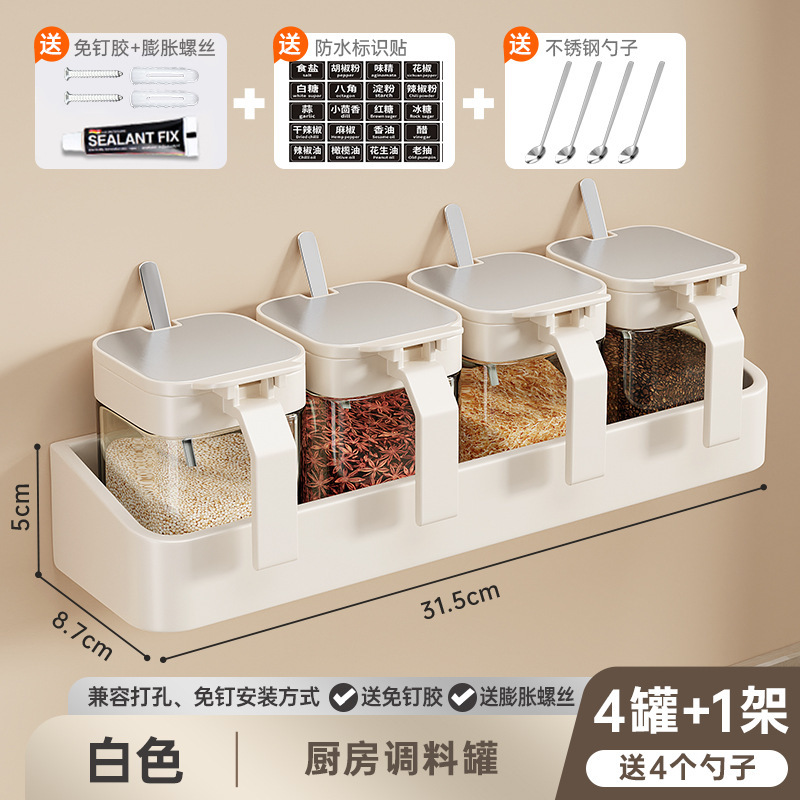 Juego de combinación de estante de caja de condimento para condimento
