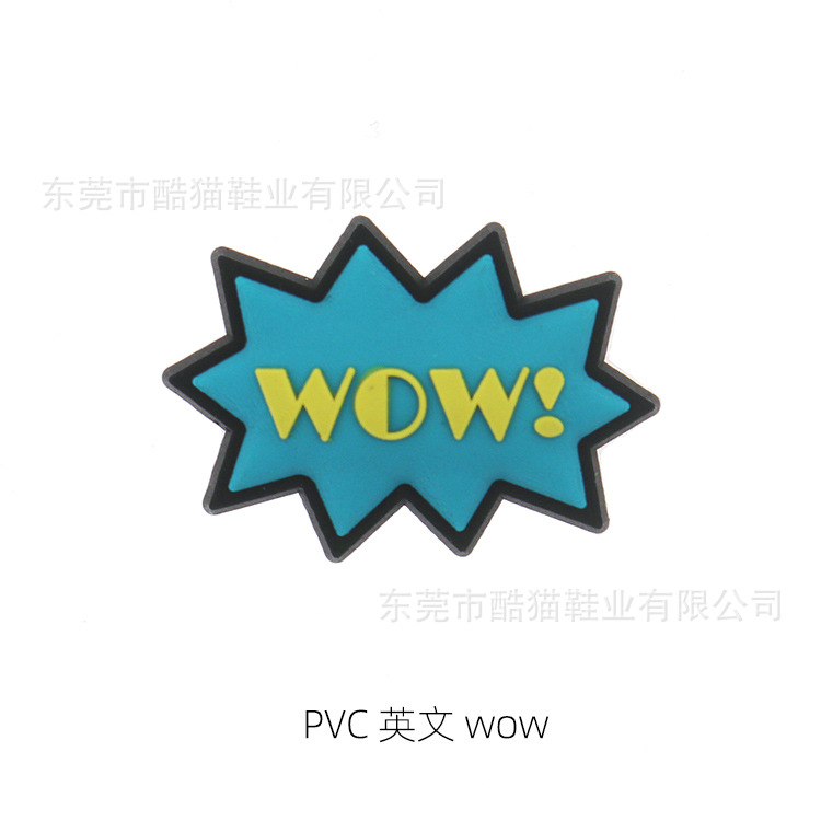 Nuevo agujero zapatos decorativos hebilla accesorios agujero zapatos flor zapato hebilla PVC dibujos animados jardín zapatos superior accesorios inglés