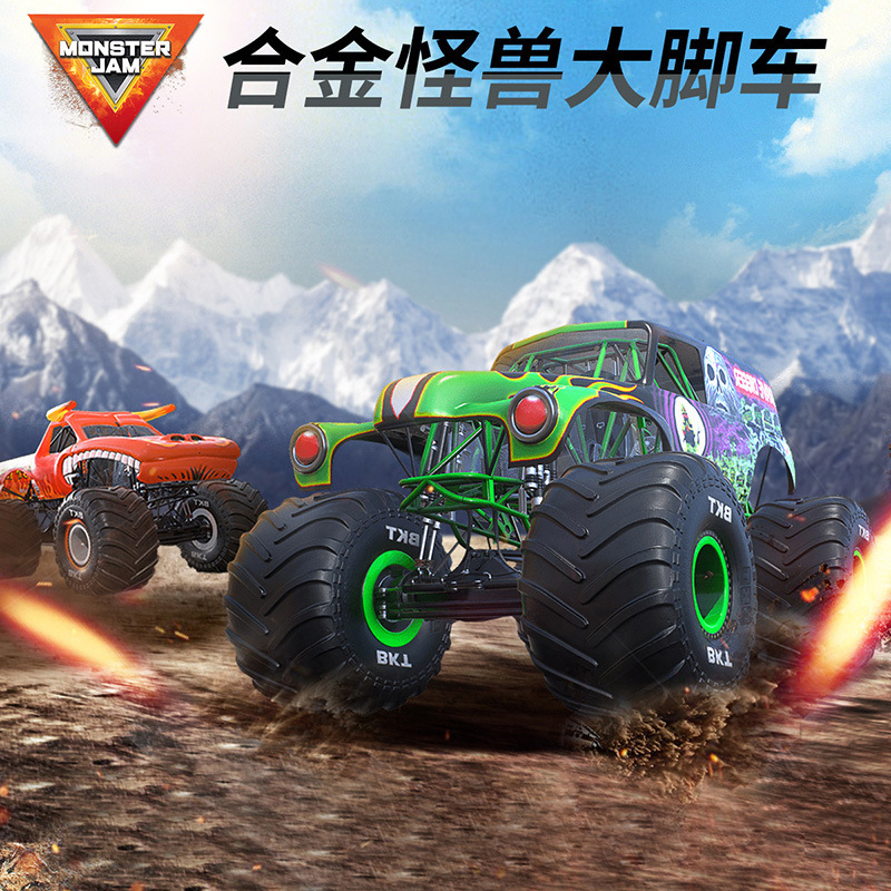 Monster Jam Monster Big Foot car Wild Toy model simulation alloy toy off-road racing