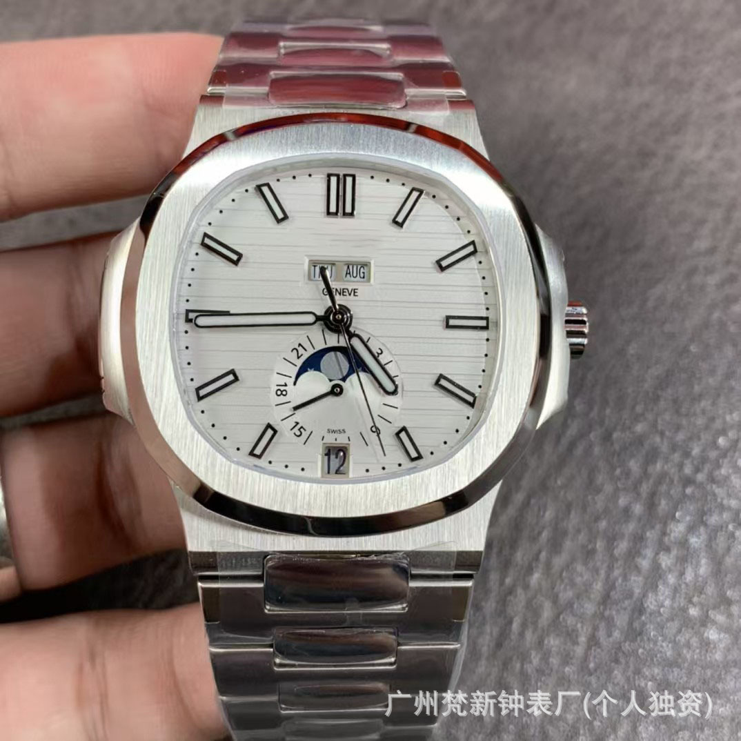 Pp Nautilus 5726 Men's Mechanical Watch Fully Automatic Waterproof Luminous 3K Grenade Mechanical Watch Factory Direct Delivery