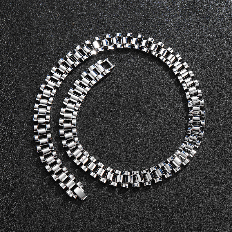 Nei Auerkette, Hip-Hop-Halskette fir Männer, modesch an dominant vergoldet Set, Bijouaccessoiren_voghion.com