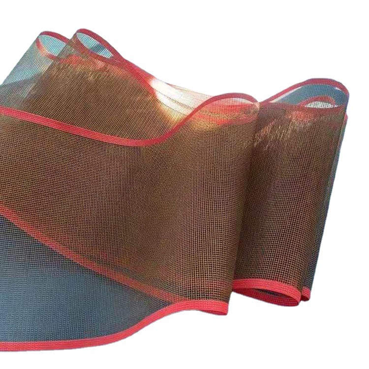 隧道炉烘干机PTFE同步传送带4*4 铁氟龙高温网格输送带 透气平稳