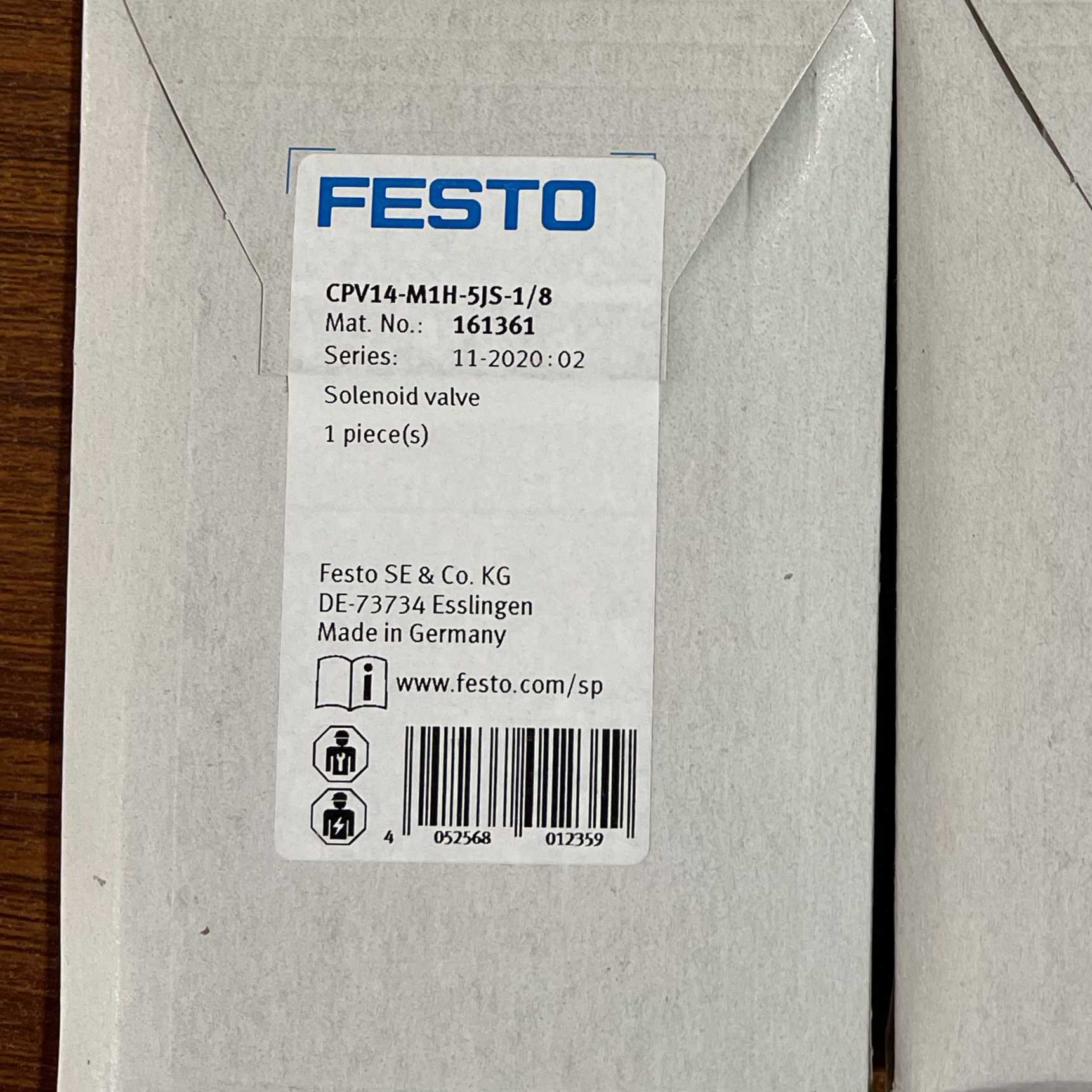费斯托  FESTO  电磁阀  161361  CPV14-M1H-5JS-1/8