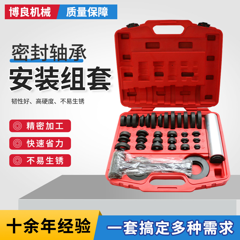 Conjunto de reparación Sello de aceite de coche, funda de hierro, hardware, herramienta combinada de reparación de automóviles, cojinete de sellado, herramienta de reparación y reparación de automóviles