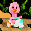 Warrior, B.Duck, toy, car for boys, inertia cartoon motorcycle, duck