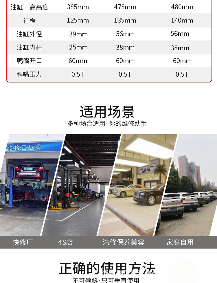 Manufacturer Wholesale Detachable Hydraulic 0kg Ton Repair Portable Tool Kit 20t Automotive Sheet Metal Separation Jack
