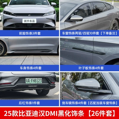 Modified Appearance Blackening Decorative Sticker – Automobile anti-insect net - 25-models-of-han-ddmi-blackening-kit-26-piece-set