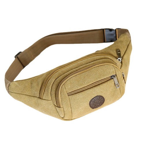 Canvas men's bag, waist bag, men's cash register bag, mobile phone bag, construction site work bag, business collection wallet, wholesale stall bag