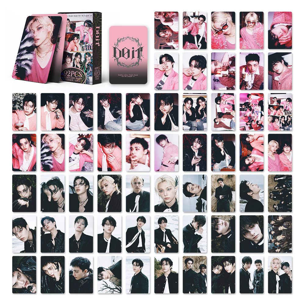 92–124 Stück SKZ IT TAPE: DO IT Neues Album-Fotokarten-Set – koreanische Idol-LOMO-Karten zum Sammeln mit Bonus-Aufklebern – Detail 17