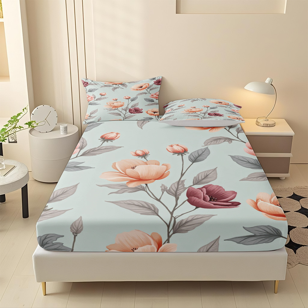 TEMU / JIT fabricación transfronteriza 3D impresión digital 90g fábrica de fuentes de kit de cama de lana