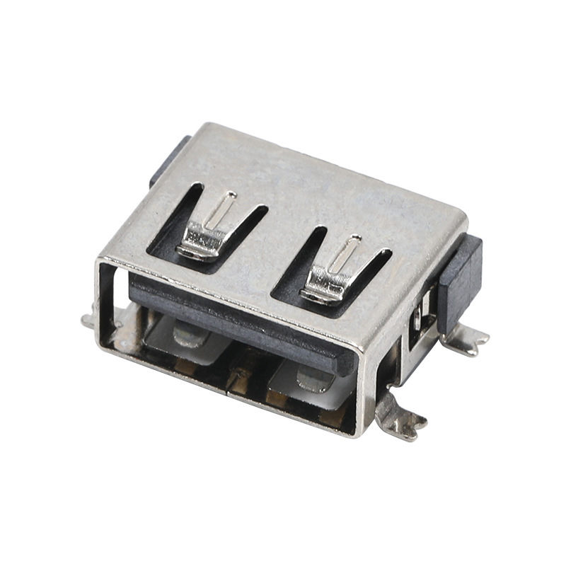 A母USB母座 短体10.0四脚全贴 usb 2.0 af 短体母座|undefined