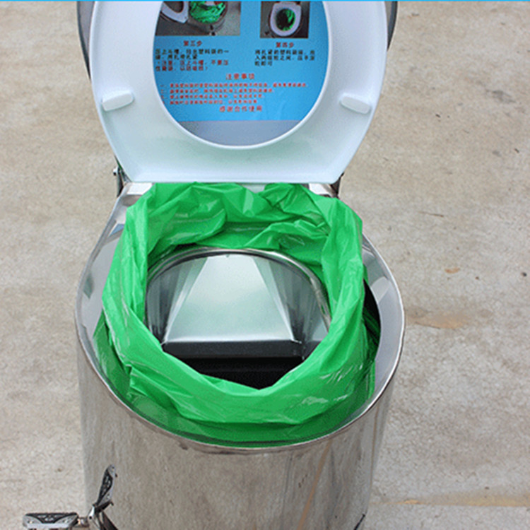 现货304不锈刚集便器煤矿船载移动封闭舱船坐便器 自动打包集便器