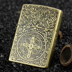 zorro Z9731A Constantine pattern kerosene lighter old-fashioned double-sided engraving manufacturer wholesale