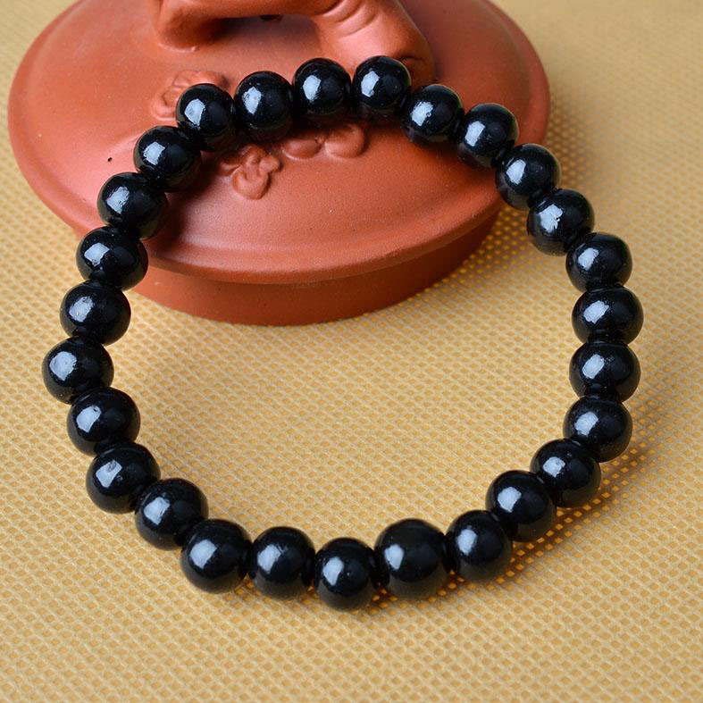 8mm 블랙 팔찌