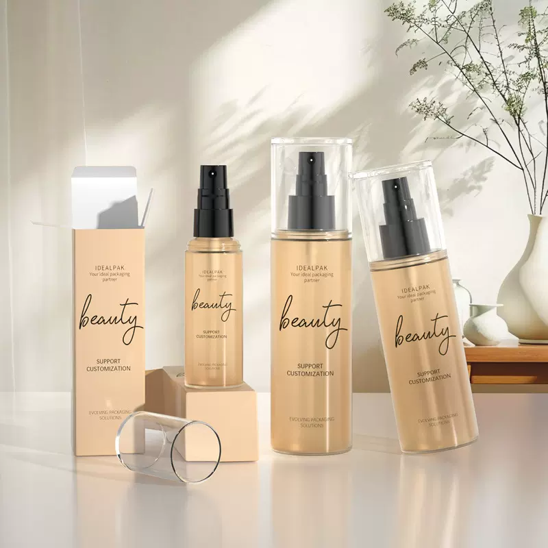 跨境爆款喷雾瓶子高级感细雾化妆水喷瓶 定制精华液瓶补水喷雾瓶