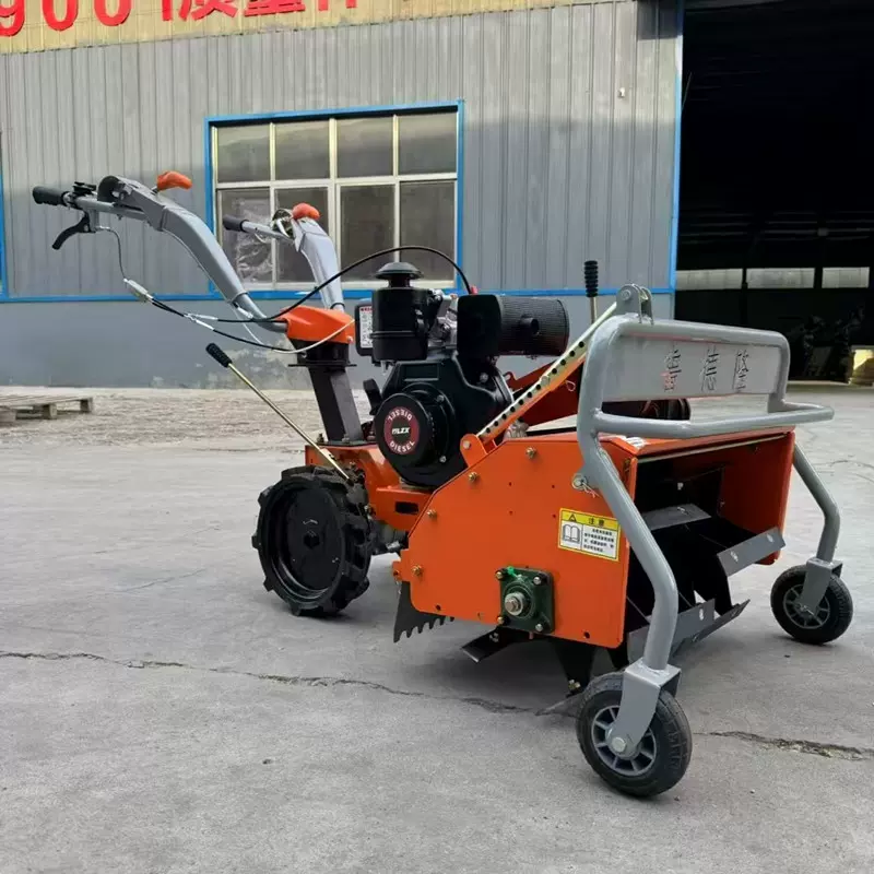 新四驱除草机7轴齿轮箱全齿轮多功能锄地松土农用犁地锄草微耕机