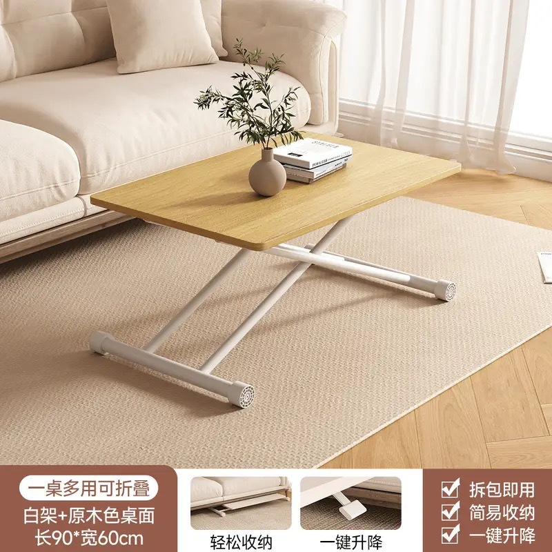 Mesa de escritorio elevable, mesa plegable móvil, mesa de computadora simple, escritorio de oficina, casa de alquiler, escritorio de escritorio