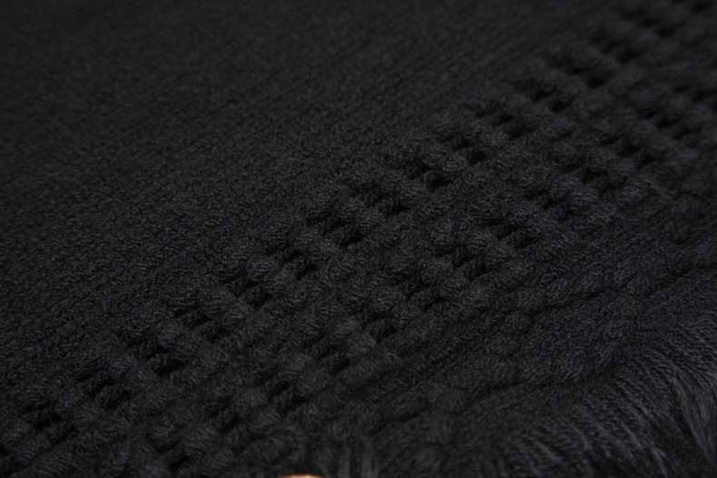 Unisex Cape Spring and winter plus-size knit button-hooded cape cape_voghion.com