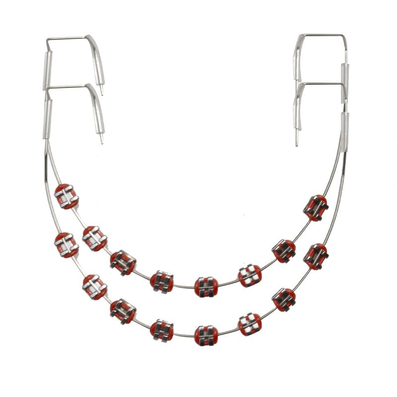 Decoración de aparatos ortopédicos dentales transfronterizos, colores completos, decoración de tirantes, aparatos ortopédicos de moda coloridos