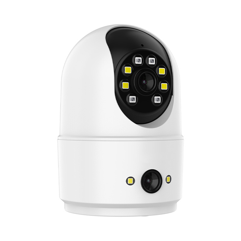 Cámara de ojos de doble cara transfronteriza, monitor doméstico, monitoreo de interiores, visión nocturna remota de alta definición, monitoreo inalámbrico de teléfonos móviles
