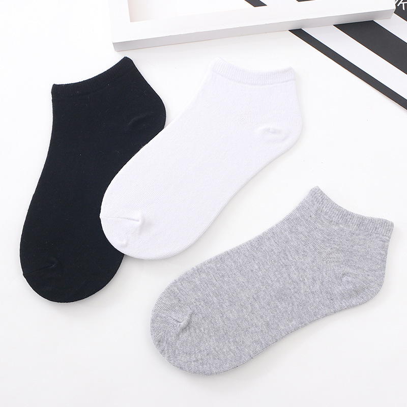 Cross-Border Couple's Polyester Cotton Solid Color Men's Socks, No-Wash Black, White, Gray Ankle Socks, Disposable Daily Use Low-Cut Short Socks, Street Vendor Socks Cross-Border Couple's Polyester Cotton Solid Color Men's Socks, No-Wash Black, White, Gray Ankle Socks, Disposable Daily Use Low-Cut Short Socks, Street Vendor Socks