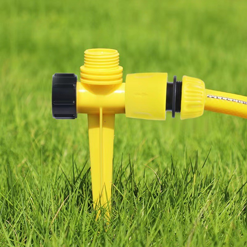 4分6分外絲草坪噴頭塑料軟管地插園林園藝灑水噴灌噴頭接水支架插