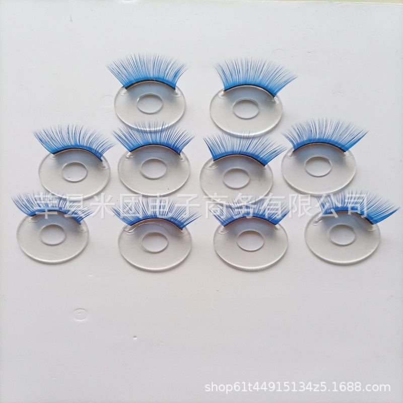 Comercio exterior pestañas 12-35mm ojos de juguete tridimensional ojo flash pestañas ojos juguete muñeca pestañas