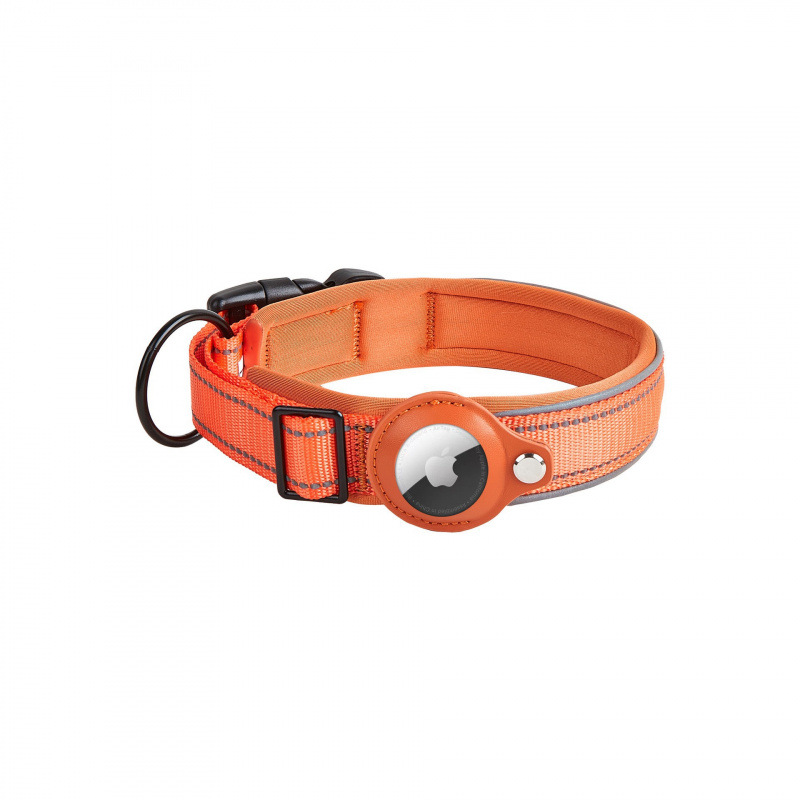 Collar de Rastreo para Mascotas con Envío en 24 Horas, Compatible con Apple AirTag, Localizador de Perros Antipérdida y Anti-Escape
