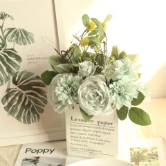 手捧花大麗花牡丹束廠家婚慶家庭裝飾路引花仿真花假花DY1-2041A