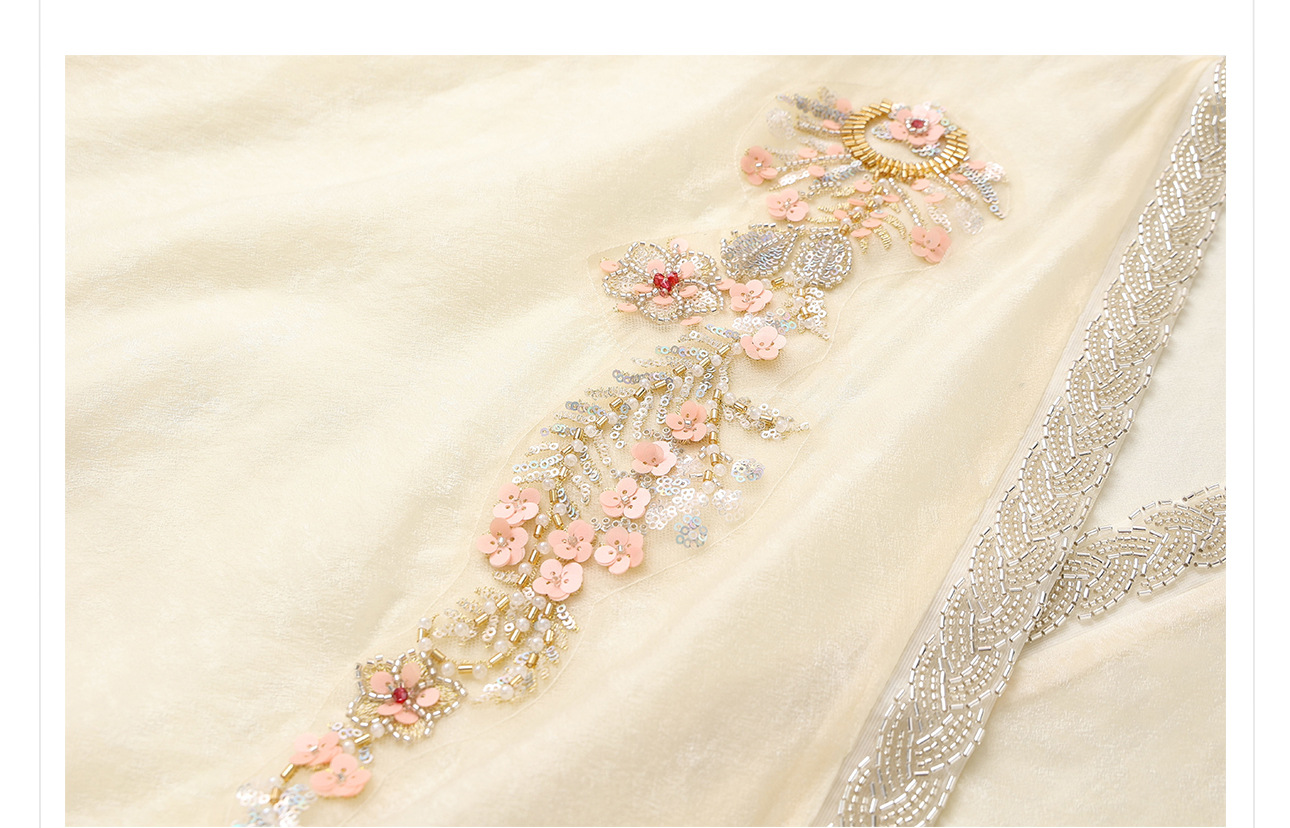 Áo cardigan nữ dáng rộng Tencel thêu hạt phong cách Trung Hoa — hồng, mơ chi tiết 42