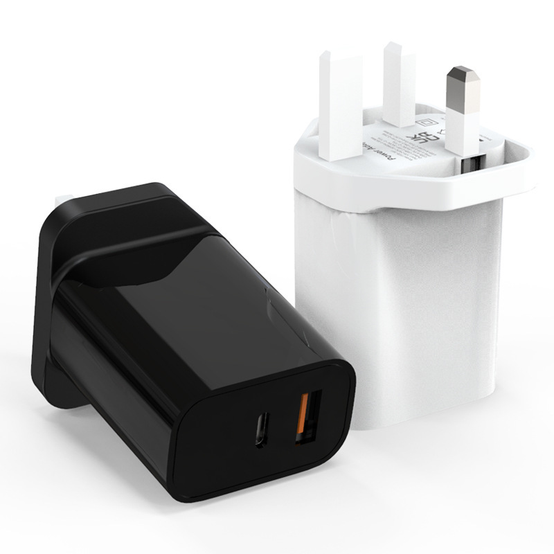 Cargador de teléfonos móviles transfronterizos PD25w cabezal de carga de nitruro de gallio Carga rápida Certificación UKCA Protocolo completo Personalizado