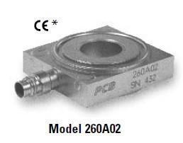 供应美国PCB压电公司 测力ICP三向/轴石英力传感器260A01、260A02